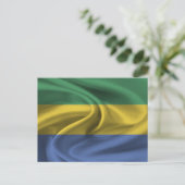 Carte Postale Drapeau du Gabon (Debout devant)