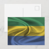 Carte Postale Drapeau du Gabon (Devant / Derrière)