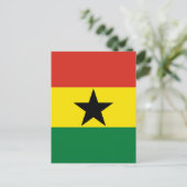 Carte Postale Drapeau du Ghana (Debout devant)