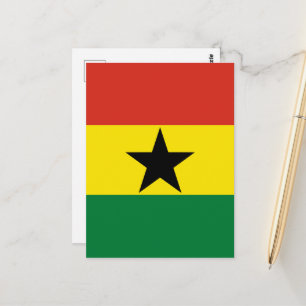 Carte Postale Drapeau du Ghana