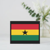 Carte Postale Drapeau du Ghana (Debout devant)