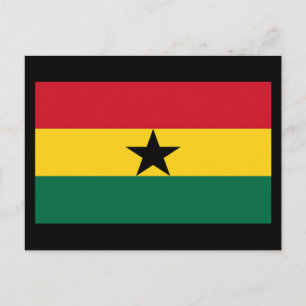 Carte Postale Drapeau du Ghana