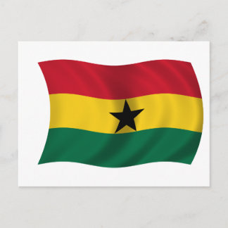 Carte Postale Drapeau du Ghana