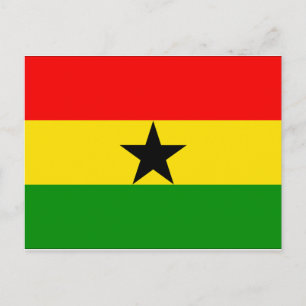 Carte Postale Drapeau du Ghana