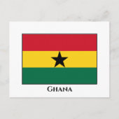 Carte Postale Drapeau du Ghana (Devant)