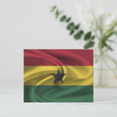 Carte Postale Drapeau du Ghana (Debout devant)