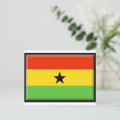 Carte Postale Drapeau du Ghana (Debout devant)