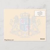 Carte Postale Drapeau Du Grand-Duc De Luxembourg (Dos)