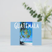 Carte Postale Drapeau du Guatemala (Debout devant)