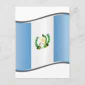 Carte Postale Drapeau du Guatemala (Devant)