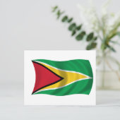 Carte Postale Drapeau du Guyana (Debout devant)