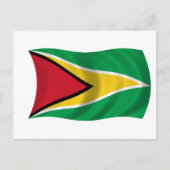 Carte Postale Drapeau du Guyana (Devant)