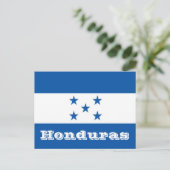 Carte Postale Drapeau du Honduras (Debout devant)