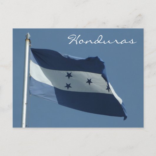 Carte Postale drapeau du Honduras (Devant)