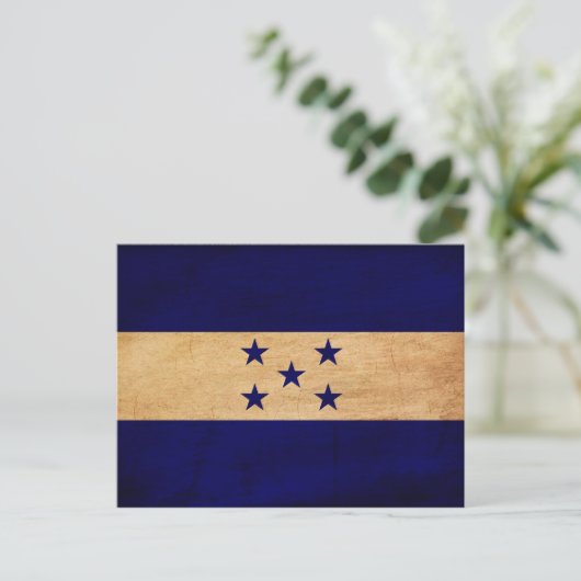Carte Postale Drapeau du Honduras (Debout devant)