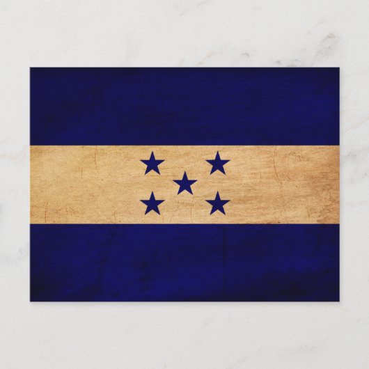 Carte Postale Drapeau du Honduras (Devant)