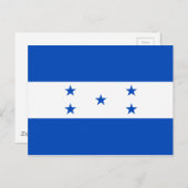 Carte Postale Drapeau du Honduras (Devant / Derrière)