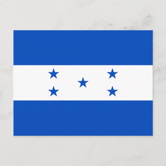 Carte Postale Drapeau du Honduras (Devant)