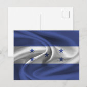 Carte Postale Drapeau du Honduras (Devant / Derrière)