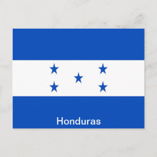 Carte Postale Drapeau du Honduras