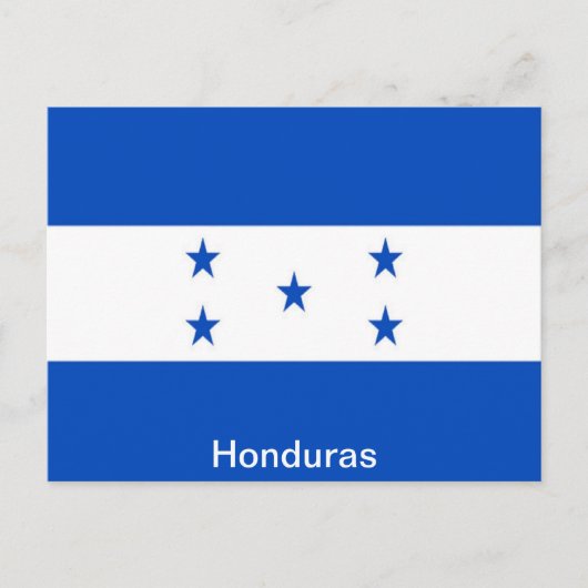 Carte Postale Drapeau du Honduras (Devant)