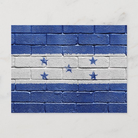 Carte Postale Drapeau du Honduras (Devant)