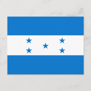 Carte Postale Drapeau du Honduras