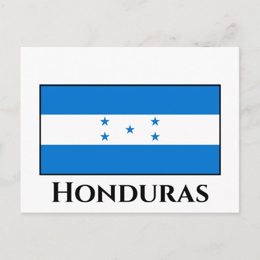 Carte Postale Drapeau du Honduras (Devant)