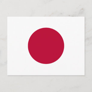 Carte Postale Drapeau du Japon