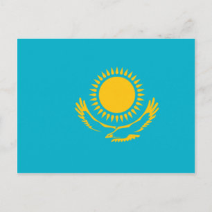 Carte Postale Drapeau du Kazakhstan