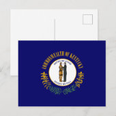 Carte Postale Drapeau du Kentucky (Devant / Derrière)
