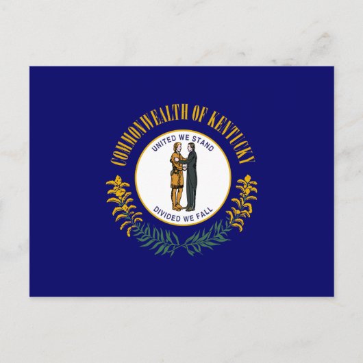 Carte Postale Drapeau du Kentucky (Devant)