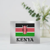 Carte Postale Drapeau du Kenya (Debout devant)