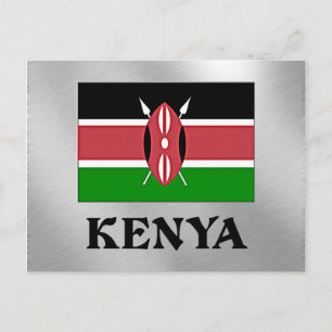 Carte Postale Drapeau du Kenya
