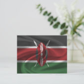 Carte Postale Drapeau du Kenya (Debout devant)