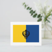 Carte Postale Drapeau du Khalistan (Debout devant)