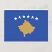 Carte Postale Drapeau_du_Kosovo (Devant)