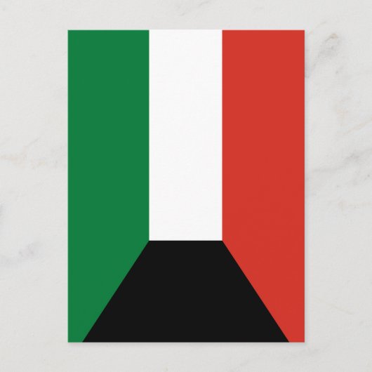 Carte Postale Drapeau du Koweït (Devant)