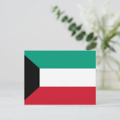 Carte Postale Drapeau du Koweït (Debout devant)