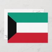 Carte Postale Drapeau du Koweït (Devant / Derrière)