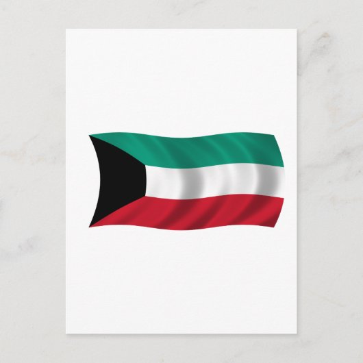 Carte Postale Drapeau du Koweït (Devant)