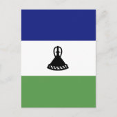 Carte Postale Drapeau du Lesotho (Devant)
