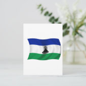 Carte Postale Drapeau du Lesotho (Debout devant)