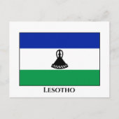 Carte Postale Drapeau du Lesotho (Devant)