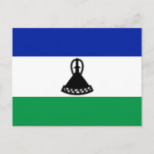 Carte Postale Drapeau du Lesotho (Devant)