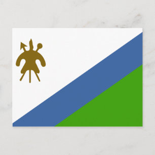 Carte Postale Drapeau du Lesotho