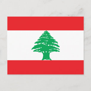 Carte Postale Drapeau du Liban