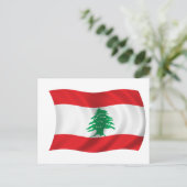 Carte Postale Drapeau du Liban (Debout devant)