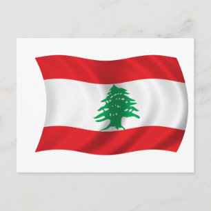 Carte Postale Drapeau du Liban