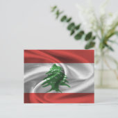 Carte Postale Drapeau du Liban (Debout devant)
